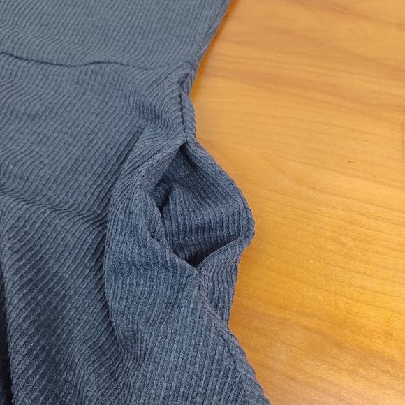 BP Sleeveless Rib Minidress Size XS Color Charcoal Grey Preppy - Picture 8 of 13